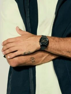 Time Teller Chrono Black/Black/Gold Watch(Nixon Time Teller Chrono Black Black Gold 2025) -ThinkEmpire Shop A972 5326 seeiton3