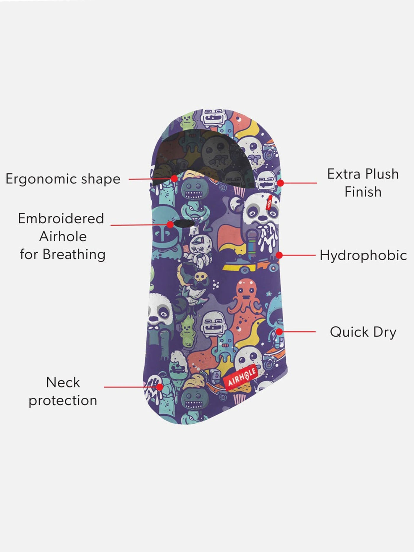 Hinge Milk Balaclava (Kids 7-14)(Airhole Hinge Milk Balaclava Kids 7 14 Wt25) 6 Hinge Milk Balaclava (Kids 7-14)(Airhole Hinge Milk Balaclava Kids 7 14 Wt25) - Image 6