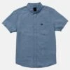 Thatll Do Dobby Short Sleeve Buttondown Shirt(Rvca Thatll Do Dobby Short Sleeve Buttondown Shirt Su25)