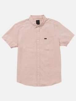 Thatll Do Dobby Short Sleeve Buttondown Shirt(Rvca Thatll Do Dobby Short Sleeve Buttondown Shirt Su25) -ThinkEmpire Shop AVYWT00545 PCH FL F