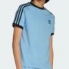Adicolor 3 Stripes Ash Blue T-Shirt (Boys 7-14)(Adidas Adicolor 3 Stripes Ash Blue T Shirt Boys 7 14 Fa25)