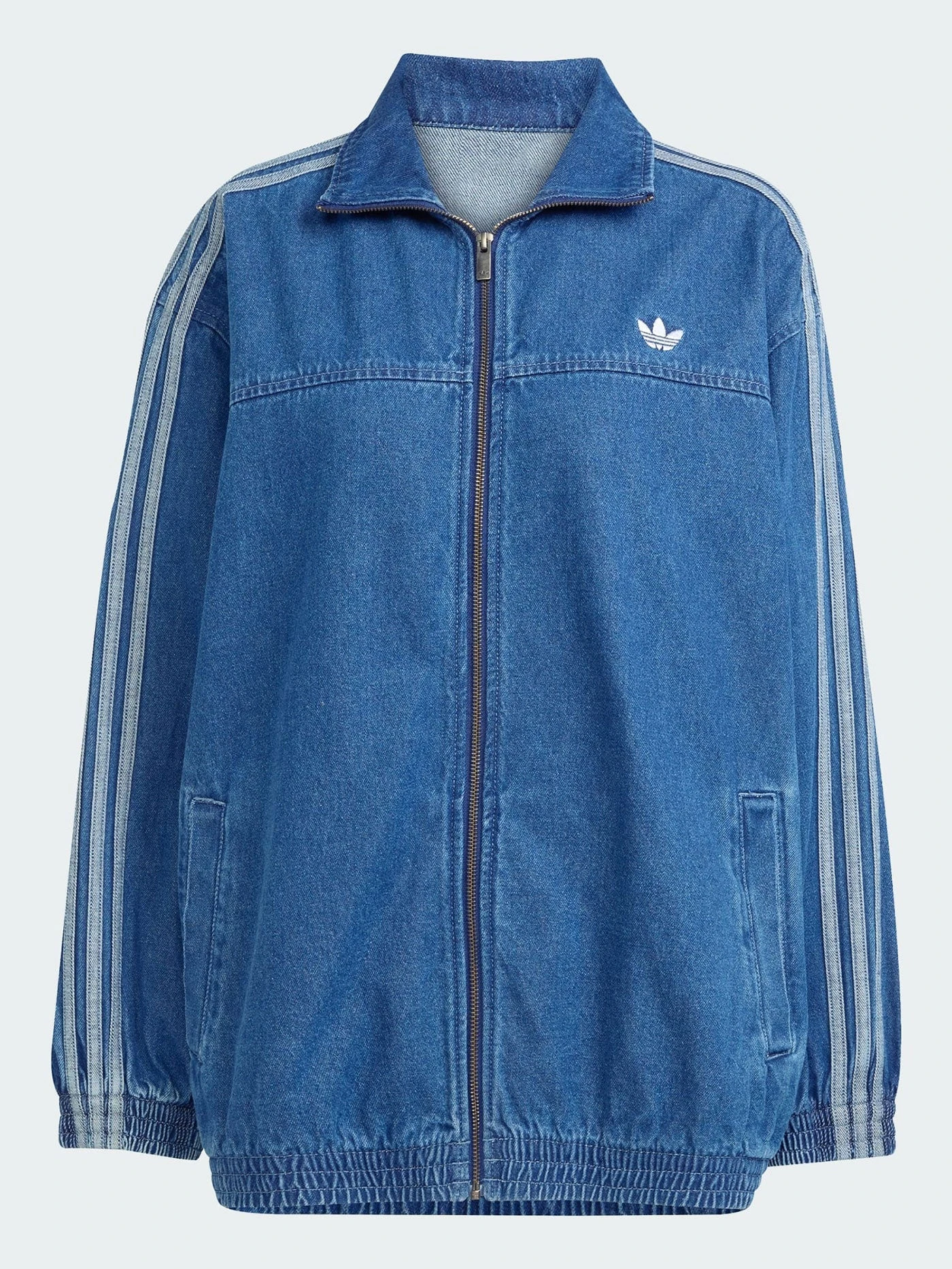 Adicolor Denim Track Indigo Denim Jacket(Adidas Adicolor Denim Track Indigo Denim Jacket Fa25) 4 Adicolor Denim Track Indigo Denim Jacket(Adidas Adicolor Denim Track Indigo Denim Jacket Fa25) - Image 4