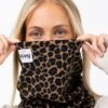 Adjustable Fleece Leopard Neckwarmer(Eivy Adjustable Fleece Leopard Neckwarmer Women Wt25)