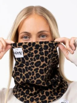 Adjustable Fleece Leopard Neckwarmer(Eivy Adjustable Fleece Leopard Neckwarmer Women Wt25)