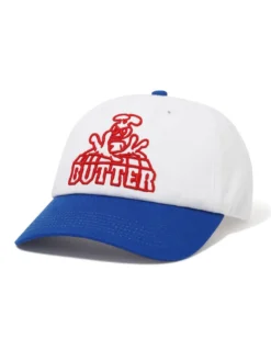 Alien 6 Panel Strapback Hat(Butter Goods Alien 6 Panel Strapback Hat Sp25) -ThinkEmpire Shop Alien6PanelCapWhite Cobolt1 1500