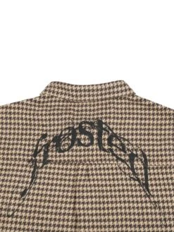 Angel's Short Sleeve Buttondown Shirt(Frosted Angel S Short Sleeve Buttondown Shirt Fa25) -ThinkEmpire Shop Angel sButtonUpShirt Checkered4