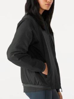 Atom LT Short Jacket(Arcteryx Atom Lt Short Jacket Women Co) -ThinkEmpire Shop Atom LT Short Jacket Black Women s Side View Right S22