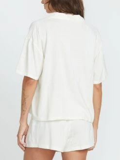 Sun Stunner Short Sleeve Buttondown Shirt(Volcom Sun Stunner Short Sleeve Buttondown Shirt Women Sp25) -ThinkEmpire Shop B0412500 BNE OM B