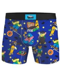 Night Skater Blue Boxer (Boys 7-14)(Undz Night Skater Blue Boxer Boys 7 14 Sp25)