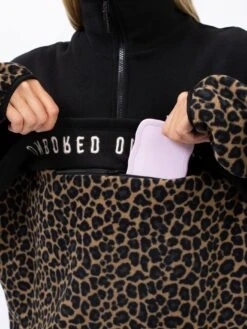 Ball Black/Leopard Polar(Eivy Ball Black Leopard Polar Women Wt25) -ThinkEmpire Shop Ball Fleece Black Leopard Pocket