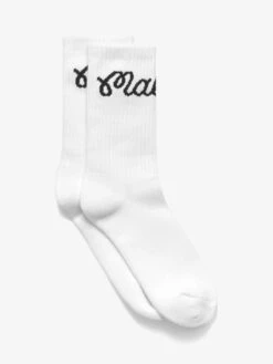 Bon Script Socks(Malbon Bon Script Socks Fa25)