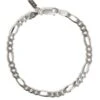 Figaro Bracelet In Silver(Treasure Box Figaro Bracelet In Silver Co)