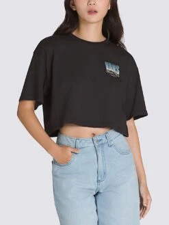 Classics Relax Crop T-Shirt(Vans Classics Relax Crop T Shirt Women Su25)