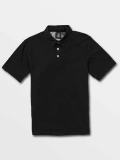 Wonzer Polo (Boys 7-14)(Volcom Wonzer Short Sleeve Polo Co) -ThinkEmpire Shop C0132102 BLK F 1188x1584 crop center 668d8fc9 69b5 4c92 98e1 e78c8cb78a48