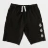 Iconic Stone Fleece Short (Boys 7-14)(Volcom Iconic Stone Fleece Short Boys 7 14 Co)
