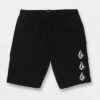 Iconic Stone Fleece Shorts (Boys 7-14)(Volcom Iconic Stone Fleece Shorts Boys 7 14 Co)