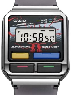 G-SHOCK Casio X Stranger Things Black Watch(G Shock Casio X Stranger Things Black Watch) -ThinkEmpire Shop CASIO A120WEST1A STRANGER THINGS 5