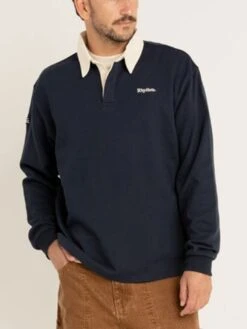 Vintage Rugby Long Sleeve Polo Shirt(Fa25 Rhythm Polo M L Vintage Rugbyrhy Pls Vint Rug 2025 Fa25)