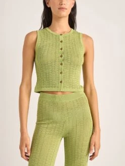 Ojai Pointelle Top(Rhythm Ojai Pointelle Top Women Su25)