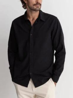 Classic Linen Long Sleeve Buttondown Shirt(Rhythm Classic Linen Long Sleeve Buttondown Shirt Su25) -ThinkEmpire Shop CL21M WT01 CLASSIC LINEN LS SHIR