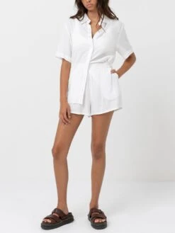 Classic Lounge Short Sleeve Buttondown Shirt(Rhythm Classic Lounge Short Sleeve Buttondown Shirt Women Sp25) -ThinkEmpire Shop CL23W FT02 CLASSIC LOUNGE SHIRT2 4fc83a67 4424 470c 9e9b 2213f62d5e37