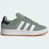 Campus 00S Silver Green/White/Gum Shoes (Kids)(Adidas Campus 00s Silver Green White Gum Shoes Kids Sp25)