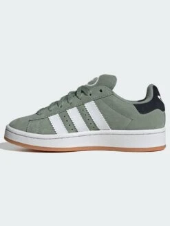 Campus 00S Silver Green/White/Gum Shoes (Kids)(Adidas Campus 00s Silver Green White Gum Shoes Kids Sp25) -ThinkEmpire Shop Campus 00s Shoes Green JI0283 06
