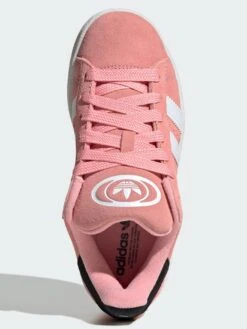 Campus 00s Semi Pink Spark/White/Gum2 Shoes (Kids)(Adidas Campus 00s Semi Pink Spark White Gum2 Shoes Kids Sp25) -ThinkEmpire Shop Campus 00s Shoes Pink JI0284 02