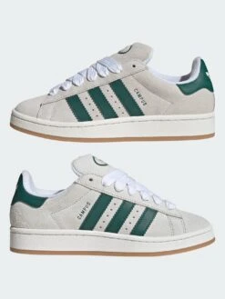 Campus 00S Crystal White/Core White/Collegiate Green Shoes(Adidas Campus 00s Crystal White Core White Collegiate Green Shoes Women Co) -ThinkEmpire Shop Campus 00s Shoes White JQ7784 09