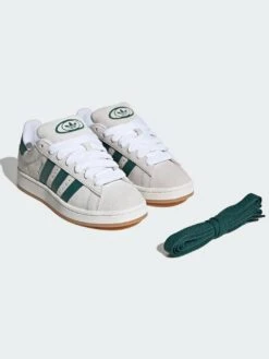 Campus 00S Crystal White/Core White/Collegiate Green Shoes(Adidas Campus 00s Crystal White Core White Collegiate Green Shoes Women Co) -ThinkEmpire Shop Campus 00s Shoes White JQ7784 15