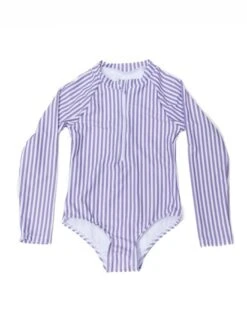 Vivianna Long Sleeve Swimsuit Rashguard (Girls 2-7)(Nana The Brand Vivianna Long Sleeve Swimsuit Rashguard Girls 2 7 Sp25)