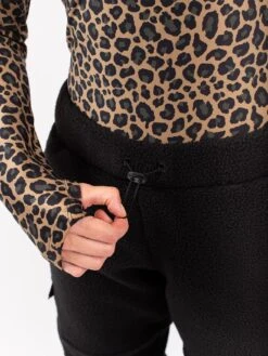 Cargo Sherpa Black Pants(Eivy Cargo Sherpa Black Pants Women Wt25) -ThinkEmpire Shop Cargo Sherpa Pants Black3