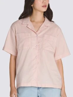 Cassidy Camp Short Sleeve Buttondown Shirt(Vans Cassidy Camp Short Sleeve Buttondown Shirt Su25)