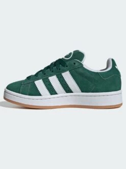 Campus 00S Dark Green/White/Off White Shoes (Kids)(Adidas Campus 00s Dark Green White Off White Shoes Kids Sp25) -ThinkEmpire Shop Chaussure Campus 00s vert IH74925