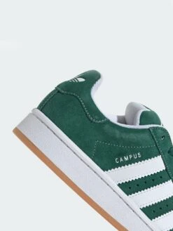 Campus 00S Dark Green/White/Off White Shoes (Kids)(Adidas Campus 00s Dark Green White Off White Shoes Kids Sp25) -ThinkEmpire Shop Chaussure Campus 00s vert IH74928