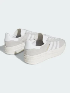 Gazelle Bold Grey Two/White/Core White Shoes(Adidas Gazelle Bold Grey Two White Core White Shoes Sp25) -ThinkEmpire Shop Chaussure Gazelle Bold gris HQ68 4