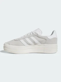 Gazelle Bold Grey Two/White/Core White Shoes(Adidas Gazelle Bold Grey Two White Core White Shoes Sp25) -ThinkEmpire Shop Chaussure Gazelle Bold gris HQ68 5