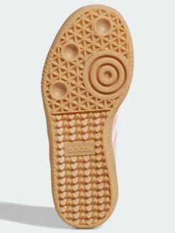 Samba OG White/Semi Pink Spark/Gum3 Shoes (Little Kids)(Adidas Samba Og White Semi Pink Spark Gum3 Shoes Little Kids Sp25) -ThinkEmpire Shop Chaussure Samba OG Enfants blanc2