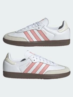 Samba Og White/Wonder Purple/Off White Shoes(Adidas Samba Og White Wonder Purple Off White Shoes Su25) -ThinkEmpire Shop Chaussure Samba OG blanc JI26777