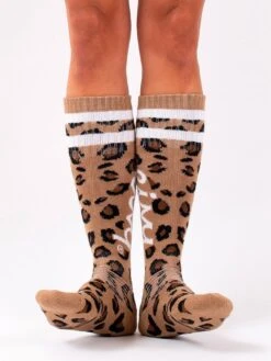 Cheerleader Wool Leopard Snow Socks(Eivy Cheerleader Wool Leopard Snow Socks Wt25) -ThinkEmpire Shop Cheerleader Wool Socks Leopard