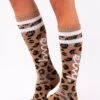 Cheerleader Wool Leopard Snow Socks(Eivy Cheerleader Wool Leopard Snow Socks Wt25)