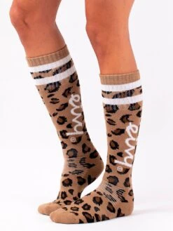 Cheerleader Wool Leopard Snow Socks(Eivy Cheerleader Wool Leopard Snow Socks Wt25)