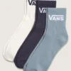 Classic Half 3 Pack Socks(Vans Classic Half 3 Pack Socks Sp25 2025)