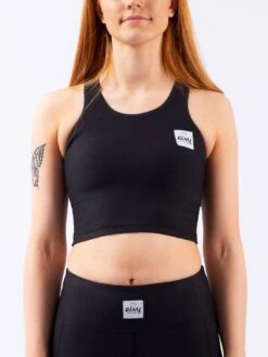 Cover Up Rib Black Tank Top(Eivy Cover Up Rib Black Tank Top Women Wt25)