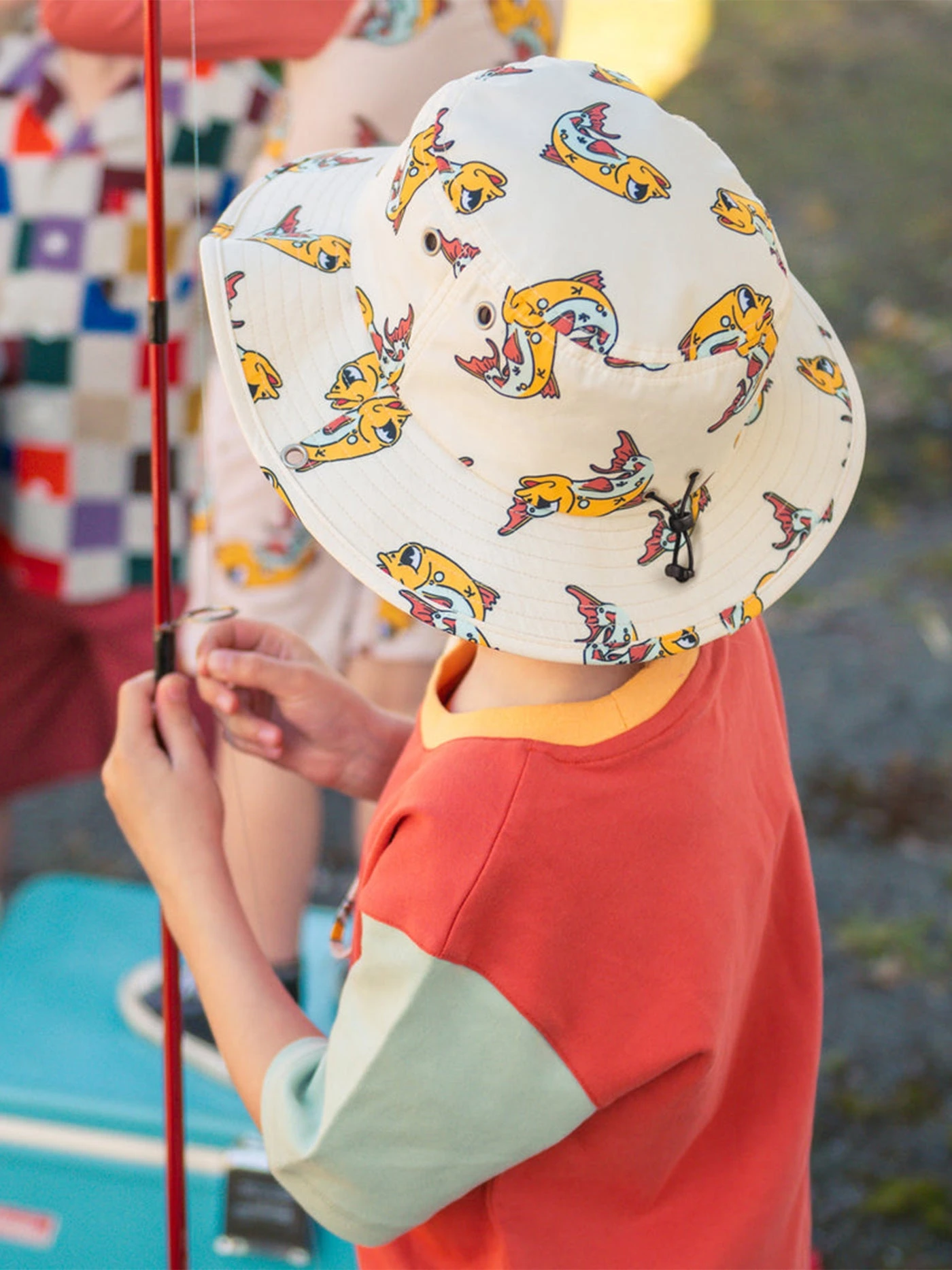 Boonie Gone Fishin Hat (Kids)(Headster Boonie Gone Fishin Hat Kids Sp25) 2 Boonie Gone Fishin Hat (Kids)(Headster Boonie Gone Fishin Hat Kids Sp25) - Image 2