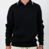 Evergreen Sorrel Quarter Zip Sweater(Malbon Evergreen Sorrel Quarter Zip Sweater Co)