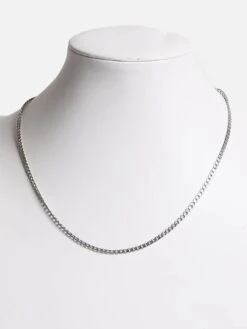 Cubique Argent Necklace(Nana The Brand Cubique Argent Necklace Women Co)