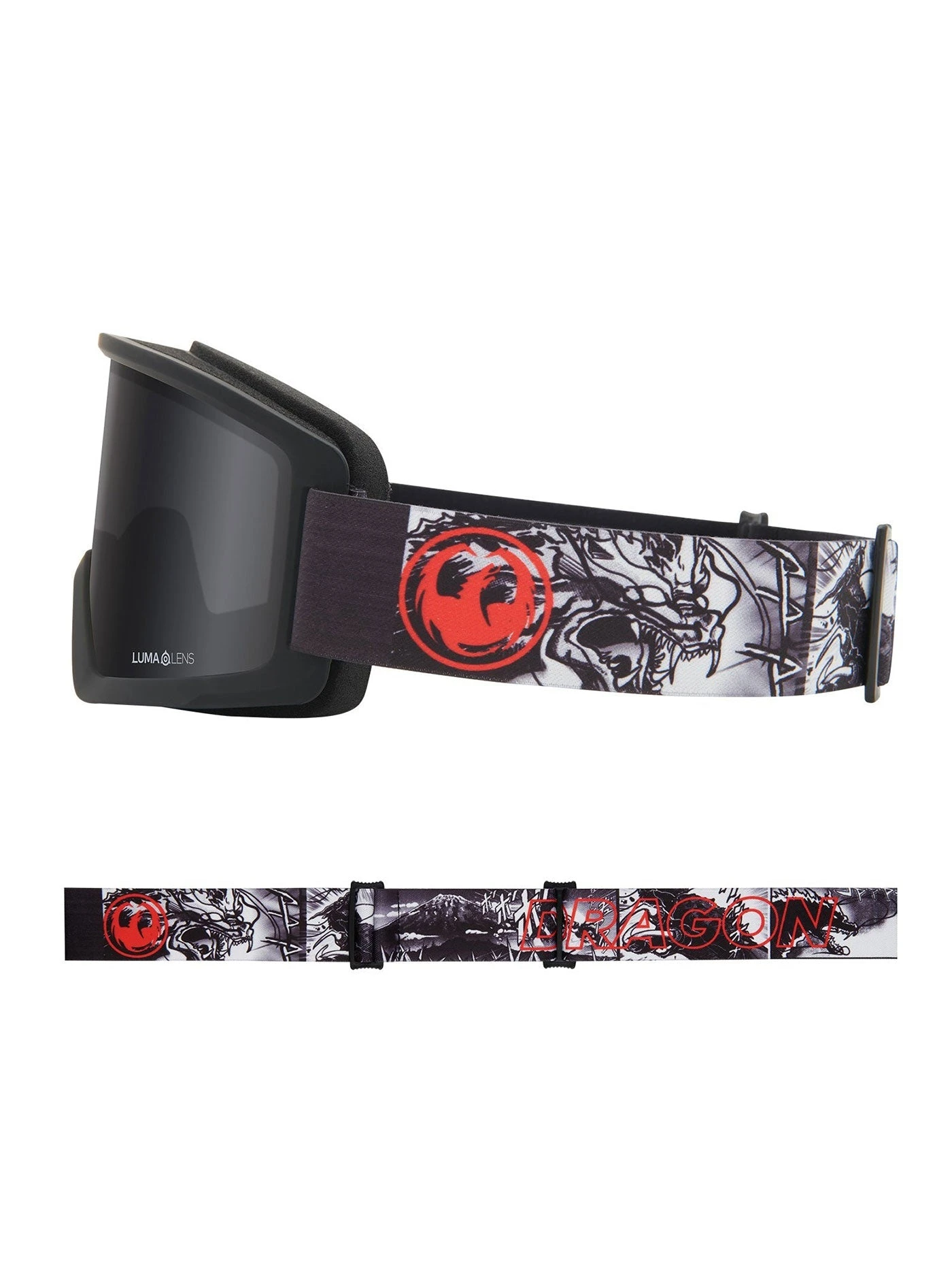 DX3 L OTG Manga/LL Dark Smoke Goggle(Dragon Dx3 L Otg Manga Ll Dark Smoke Goggle Wt25) 2 DX3 L OTG Manga/LL Dark Smoke Goggle(Dragon Dx3 L Otg Manga Ll Dark Smoke Goggle Wt25) - Image 2