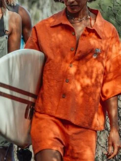 Slow Sunday Short Sleeve Buttondown Shirt(Notice The Reckless Slow Sunday Short Sleeve Buttondown Shirt Women Su25) -ThinkEmpire Shop EDIT 585