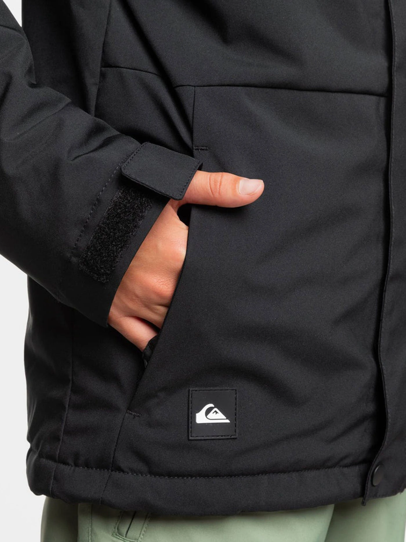 Quiksilver Mission Solid Jacket (Youth 7-14)(Quicksilver Mission Solid Jacket Youth 7 14 Wt25) 4 Quiksilver Mission Solid Jacket (Youth 7-14)(Quicksilver Mission Solid Jacket Youth 7 14 Wt25) - Image 4